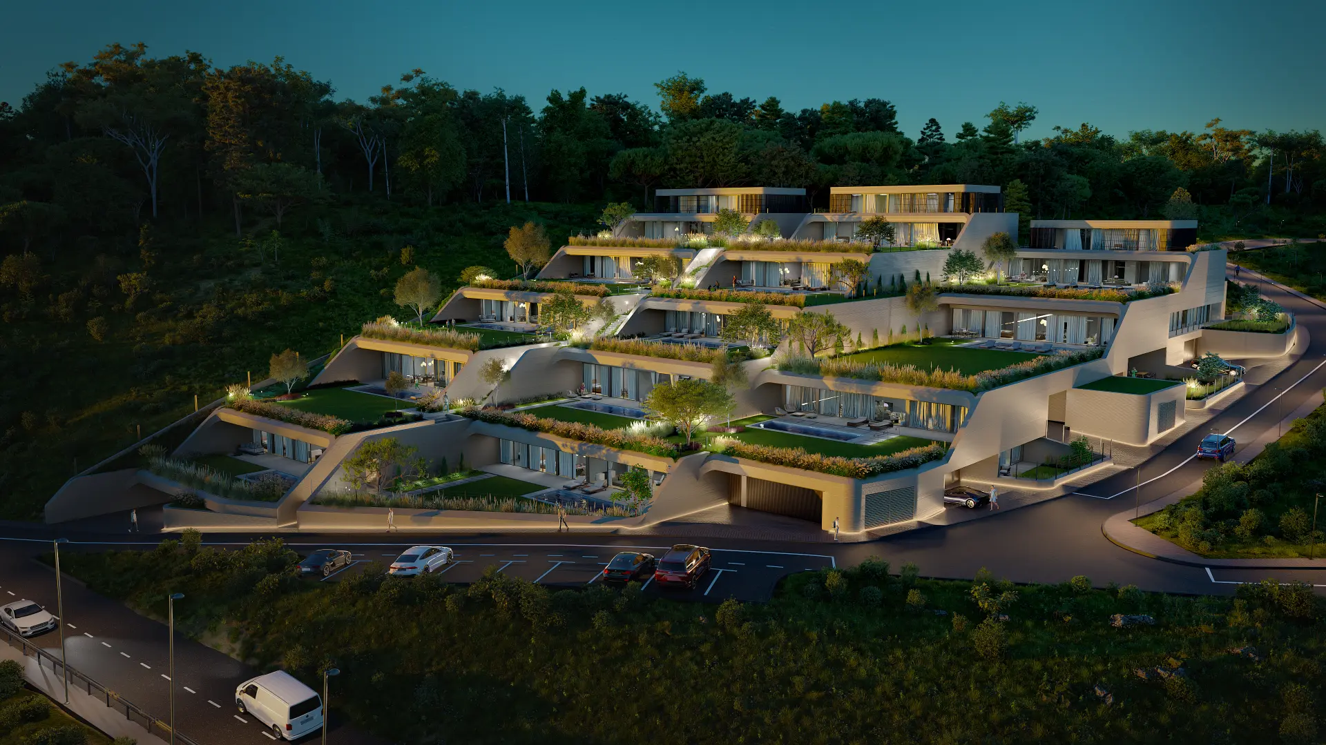 House in a boutique complex with a fantastic sea view in the town of Sozopol