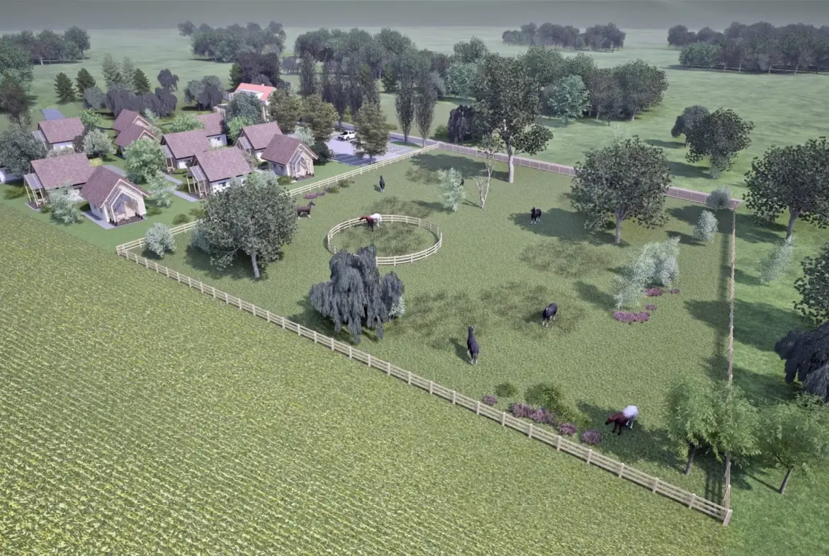 Glamping Project with Approved Permit – Buildable Land in Prekmurje