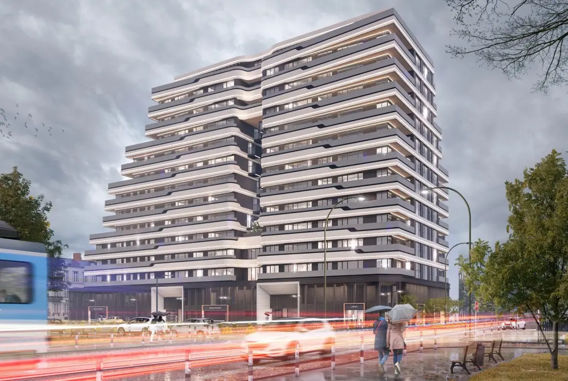 Three-bedroom apartment in a new luxury building located on the emblematic Pirotska Street