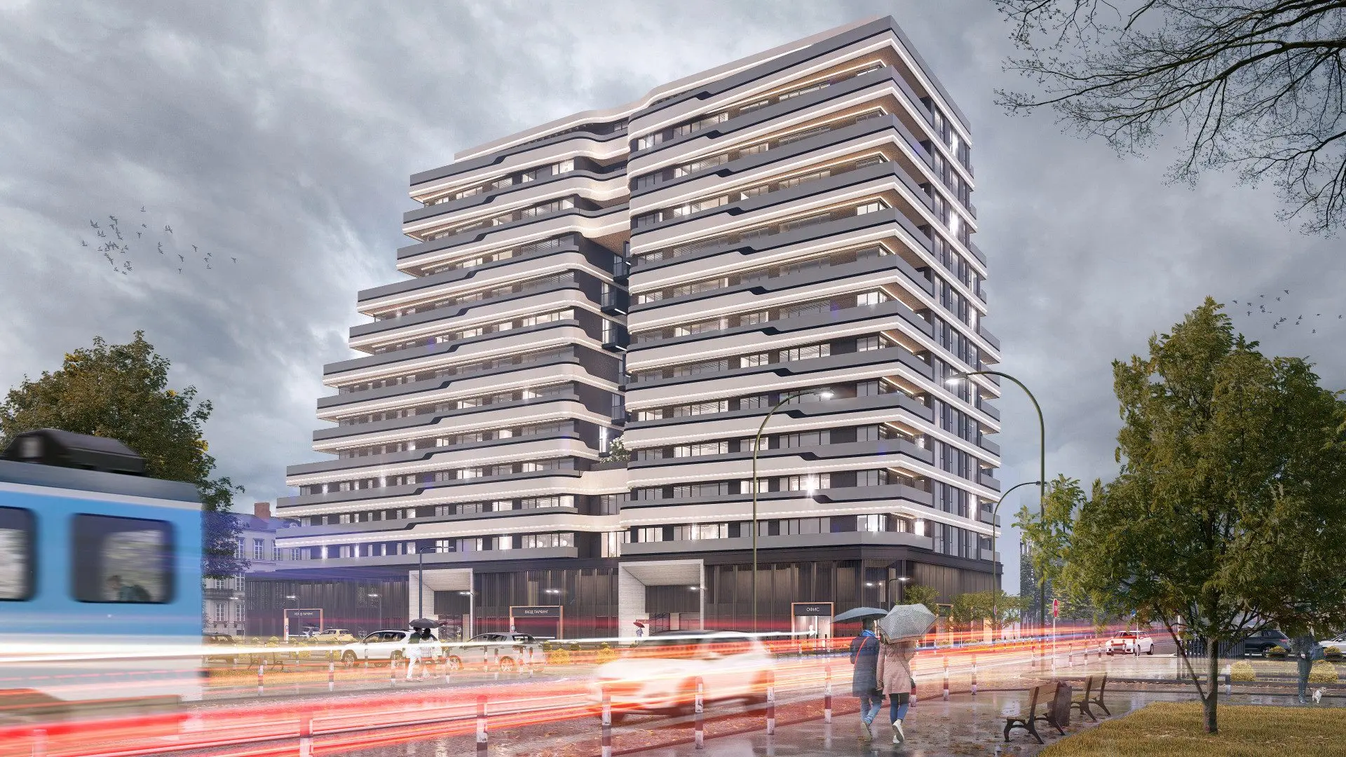 Three-bedroom apartment in a new luxury building located on the emblematic Pirotska Street