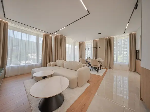 Luxurious two-bedroom apartment in an iconic, innovative building Kosher