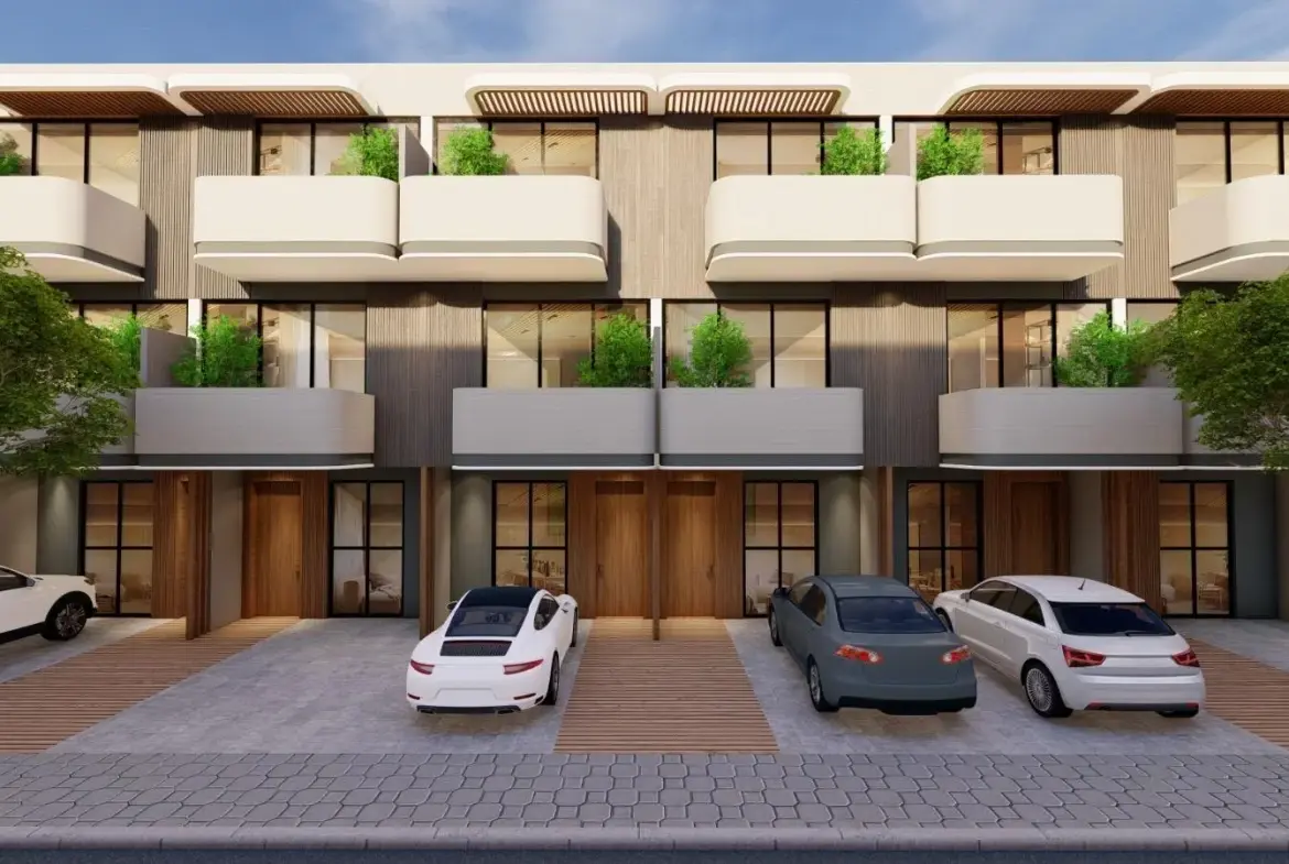 4-Bedroom Townhouse for Sale in La Dimora Residence | B-7 Middle Single Row with Garden & Community Views