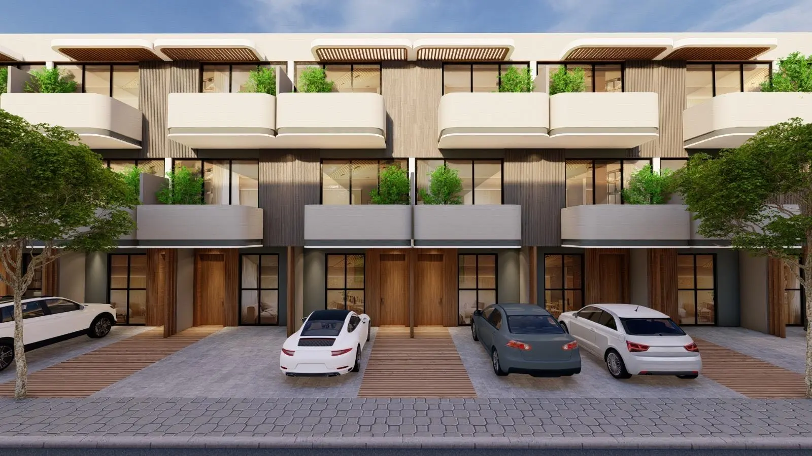 4-Bedroom Townhouse for Sale in La Dimora Residence | B-7 Middle Single Row with Garden & Community Views