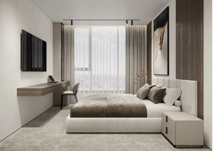 Two-bedroom apartment in a luxury complex near Zaimov Park
