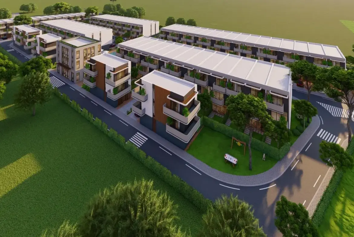4-Bedroom Townhouse for Sale in La Dimora Residence | B-7 Middle Single Row with Garden & Community Views