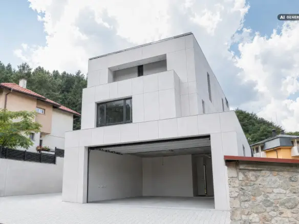 Modern detached house with panoramic views of Sofia and Vitosha Mountain