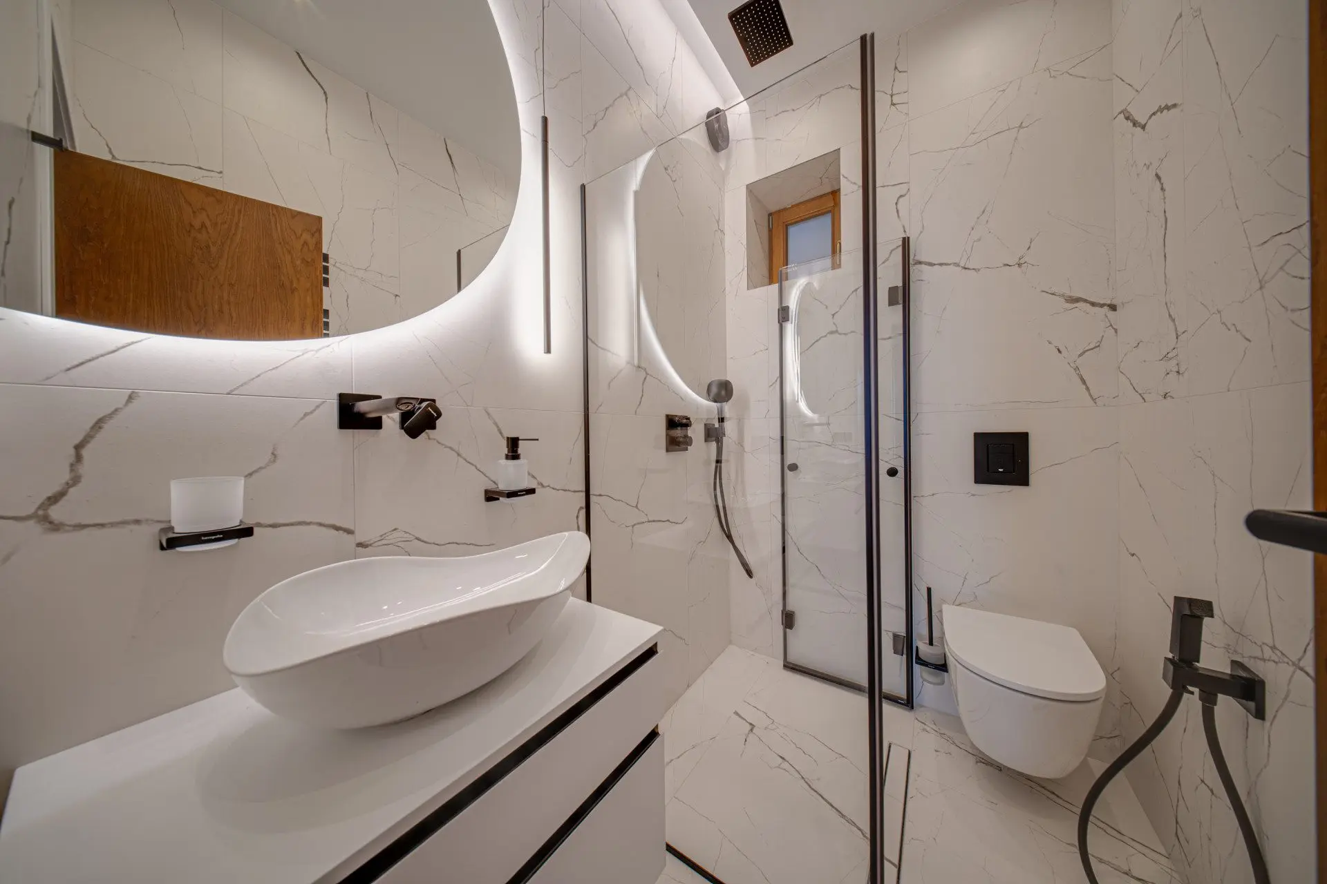 Stylish two-bedroom apartment in the emblematic building in Iztok district for sale