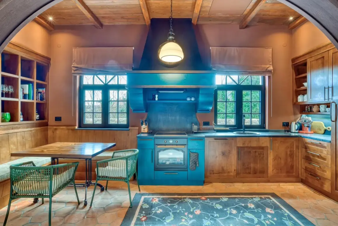 A unique villa with a pool