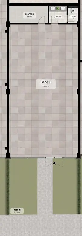 Shop in the newly built residential building GATEWAY TOWERS on Tsarigradsko shose Blvd.
