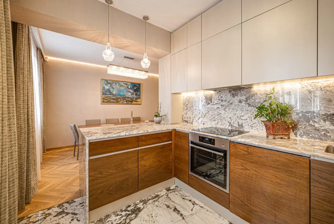 Designer three-bedroom apartment on Sofia’s prestigious Saborna street