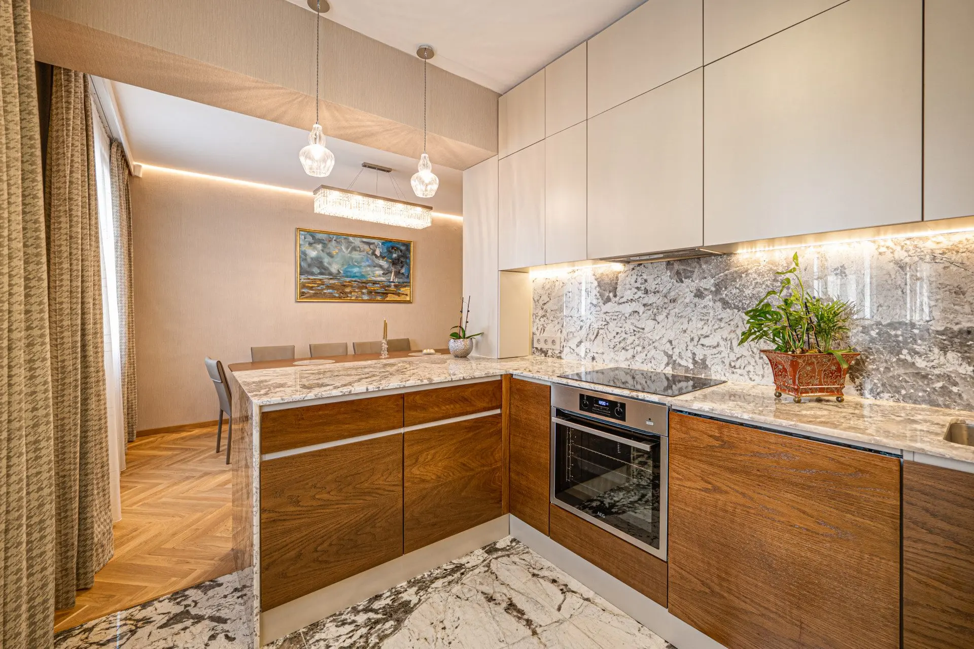 Designer three-bedroom apartment on Sofia’s prestigious Saborna street