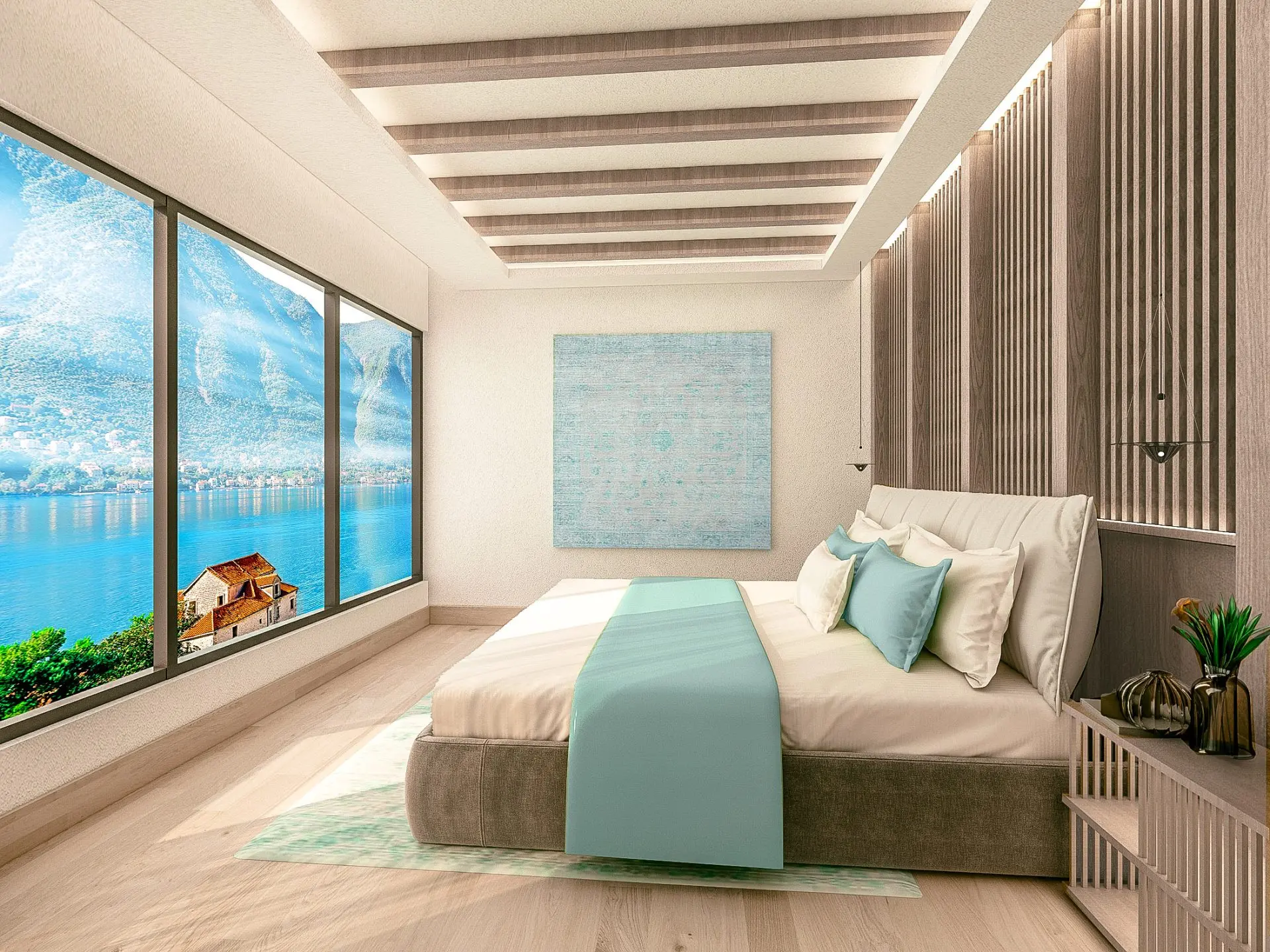 Luxurious five-bedroom Villa with views of the Bay
