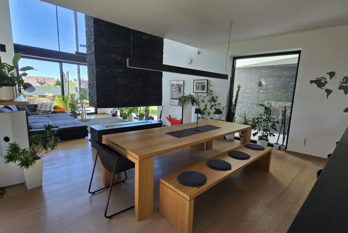 Ljubljana surroundings – Modern and Energy-Efficient Home with Unique “V”-Shaped Architecture