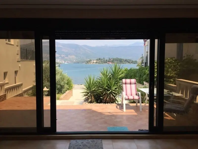 Villa with private beach and pier