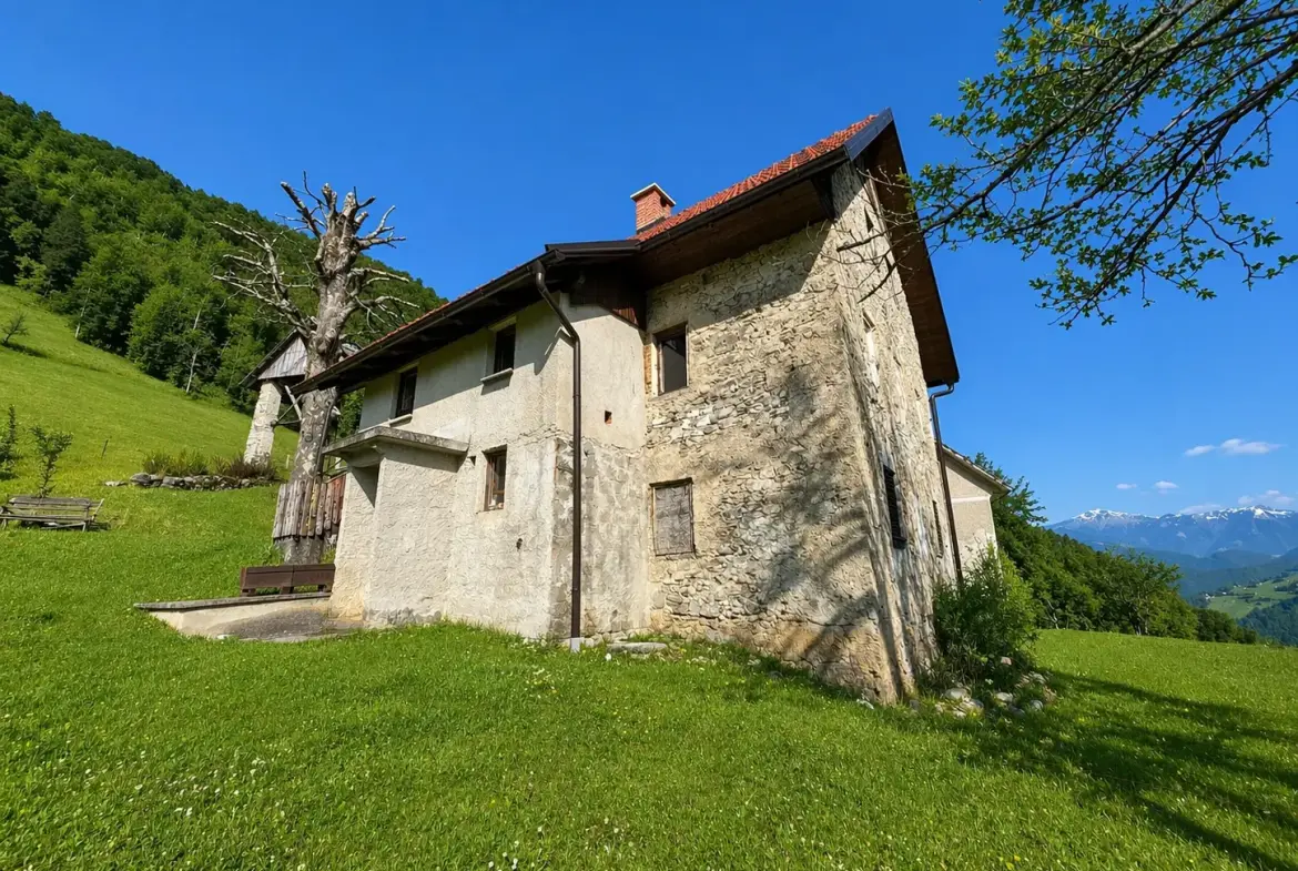 Idrija–Cerkno Area, Unique 40-Hectare Estate with Private Water Spring