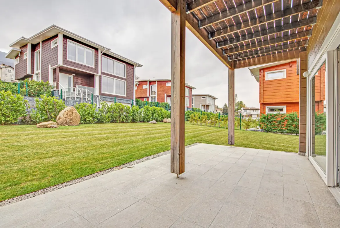 New house with a beautiful yard and amazing views in a complex in Boyana district for sale