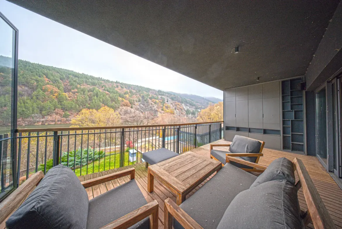 Modern designer apartment on the shore of Lake Pancharevo