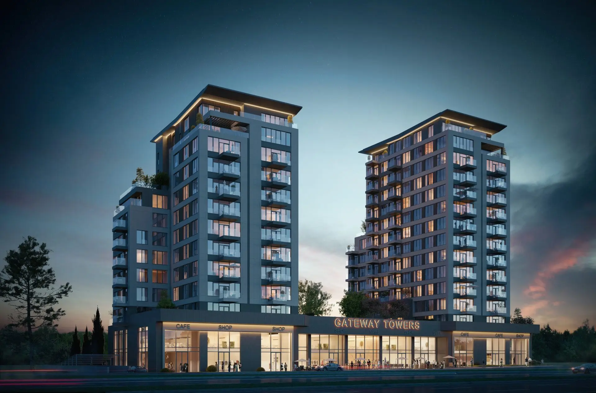 Representative showroom in the newly built GATEWAY TOWERS residential building on Tsarigradsko shose Blvd.