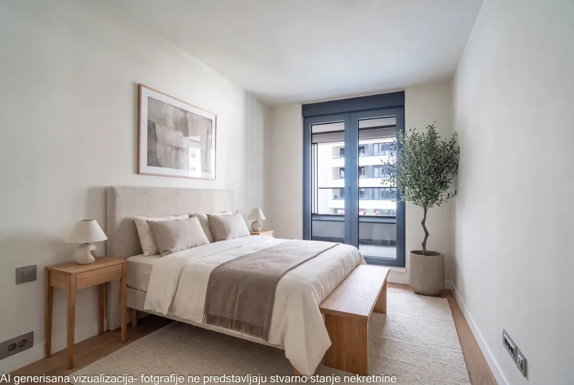 1-Bedroom Apartment, 55 m² – Airport Garden, Novi Beograd, Belgrade