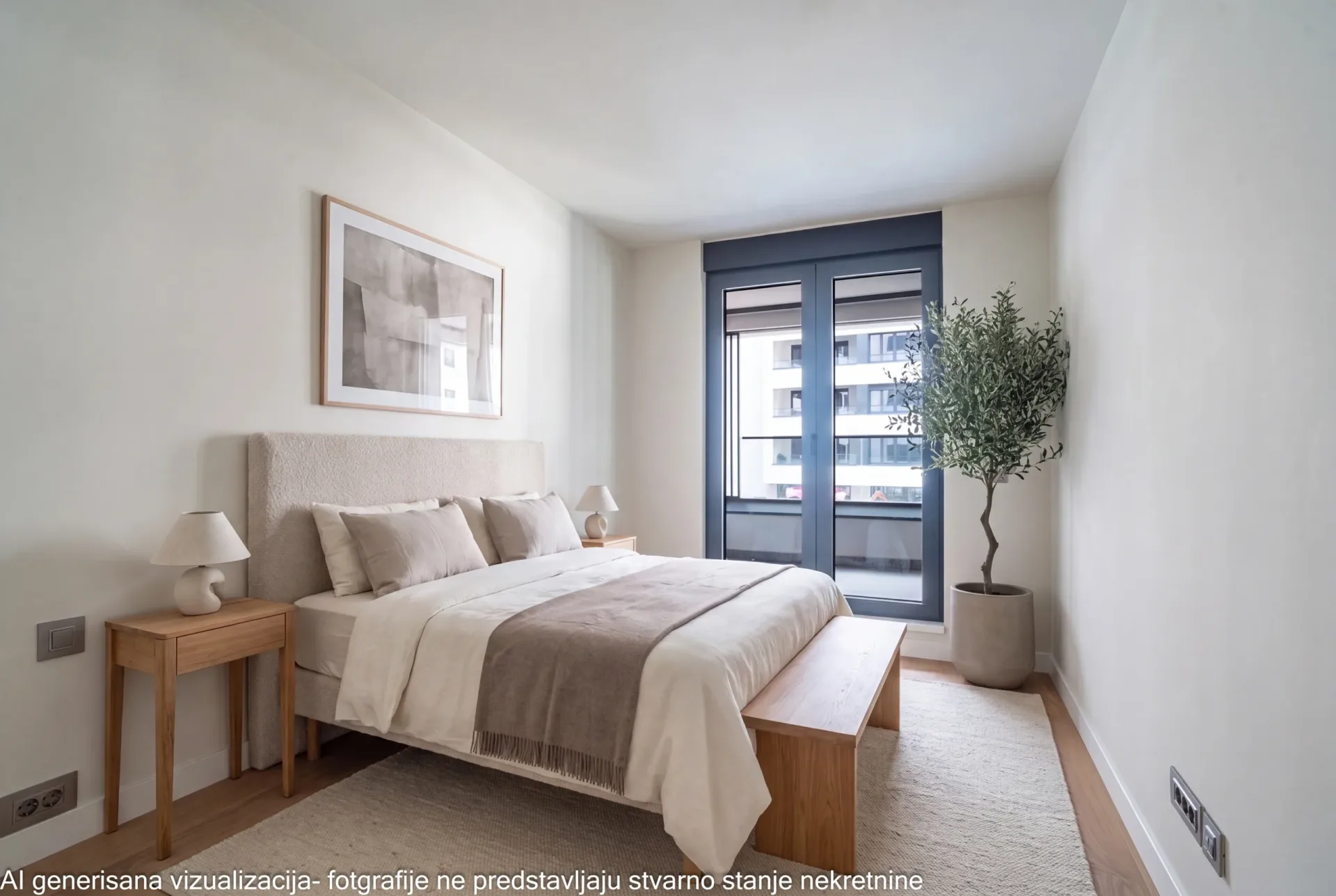 1-Bedroom Apartment, 55 m² – Airport Garden, Novi Beograd, Belgrade