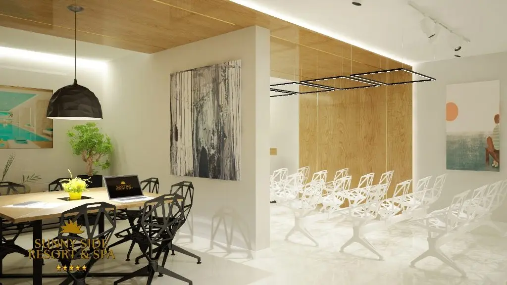 Three-bedroom apartment at a residential resort and Spa in Becici