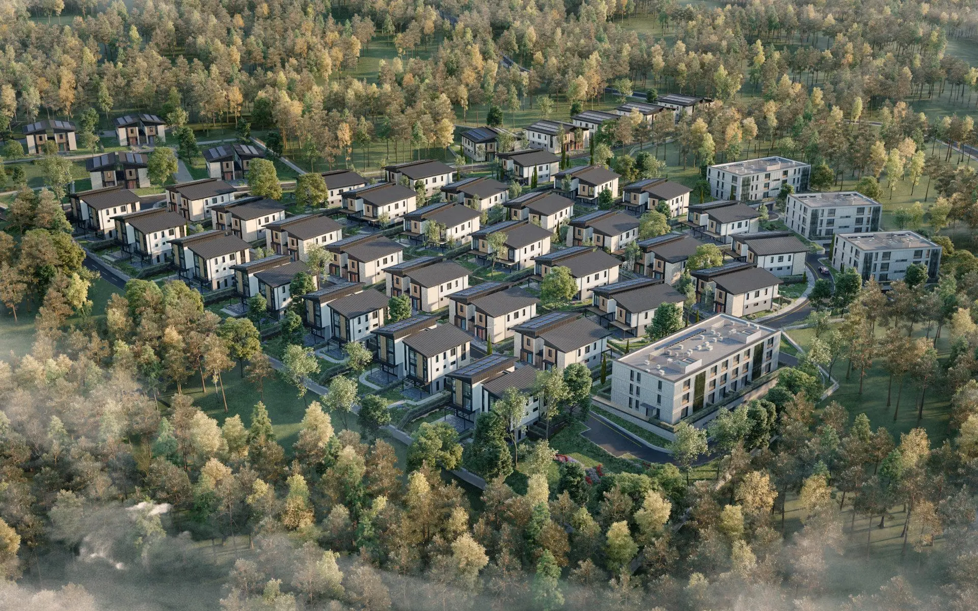 Single-family house in a new luxury gated residential complex