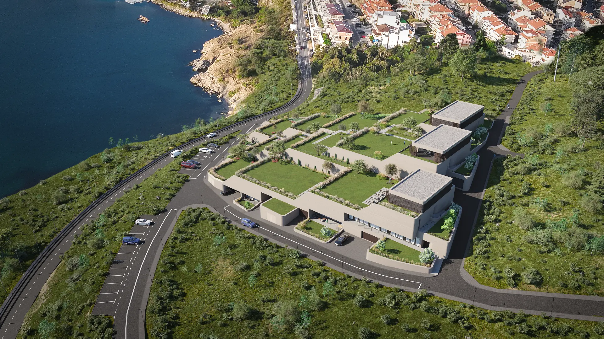 House in a boutique complex with a fantastic sea view in the town of Sozopol