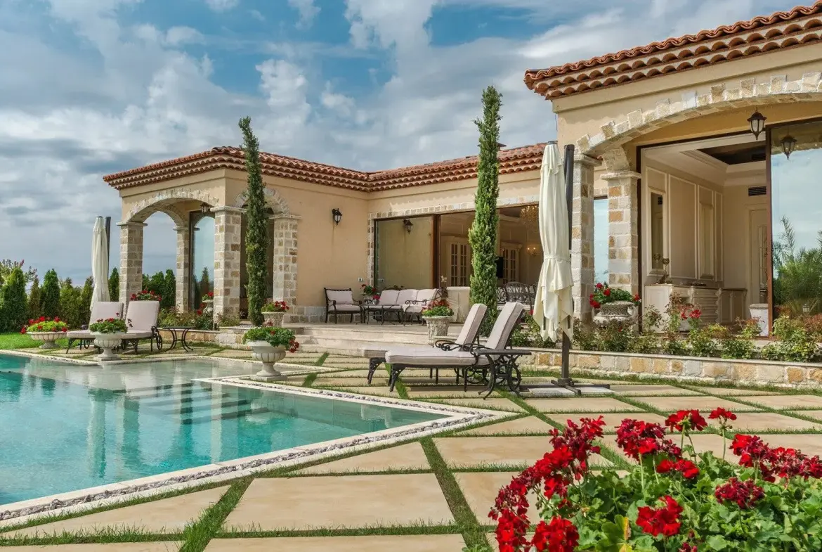 First class villa with pool in a gated complex in Sunny Beach for sale