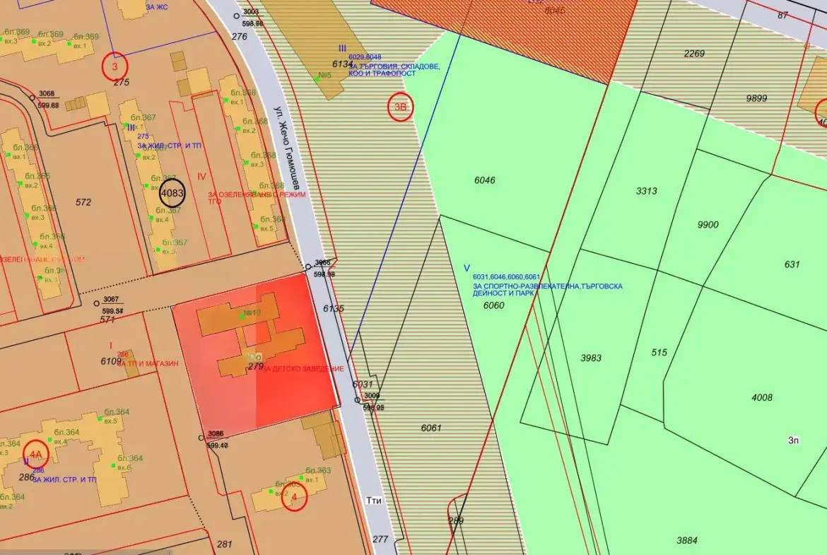 Plot of land in close proximity to the 18th metro station in the Mladost 3 residential area