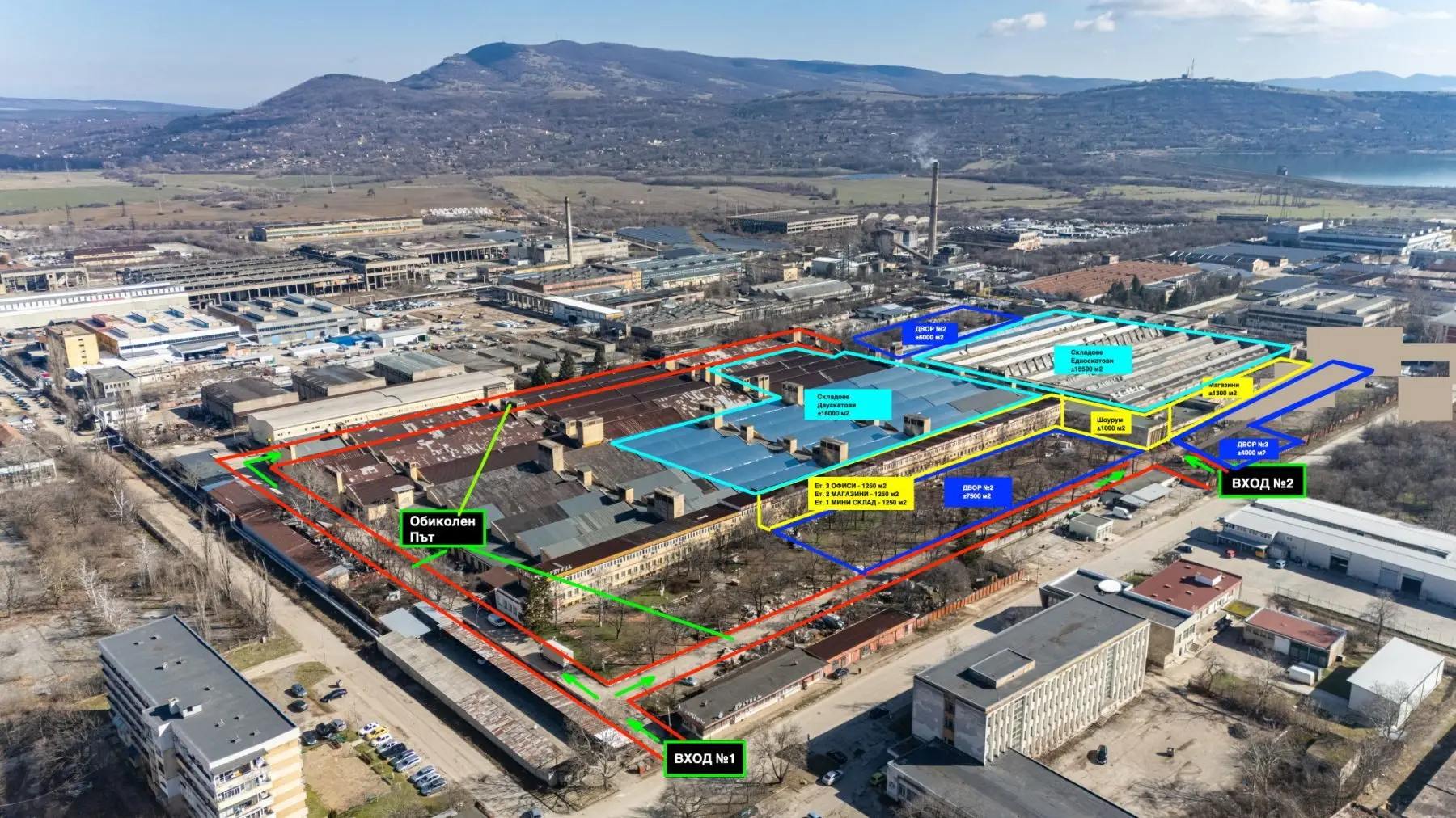 Industrial complex with exceptional potential for manufacturing, logistics and investment for sale