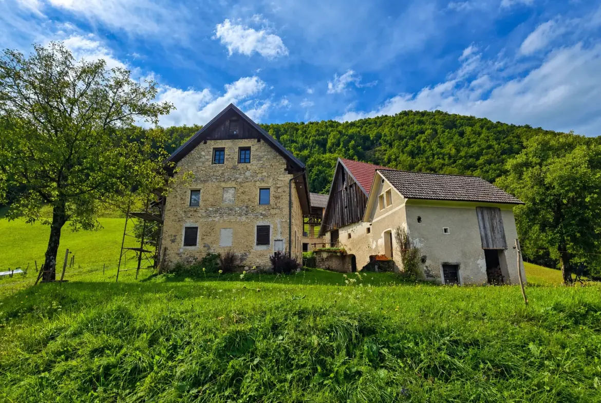 Idrija–Cerkno Area, Unique 40-Hectare Estate with Private Water Spring