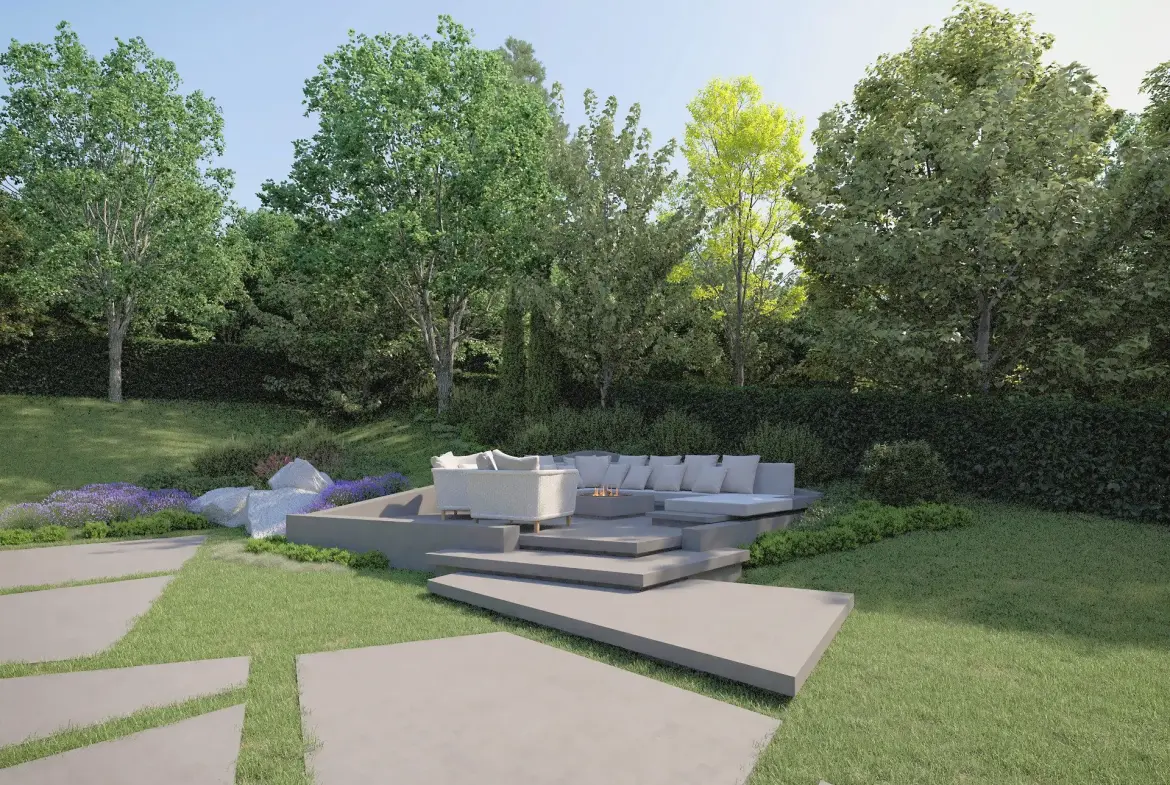 Plot of land with project and building permit