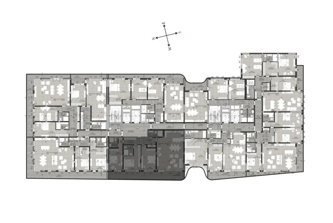 Three-bedroom apartment in a new luxury building located on the emblematic Pirotska Street