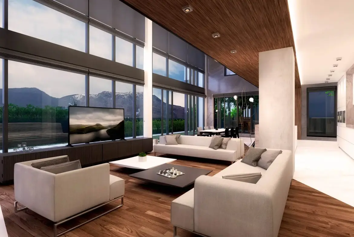 A detached penthouse with a homely feel