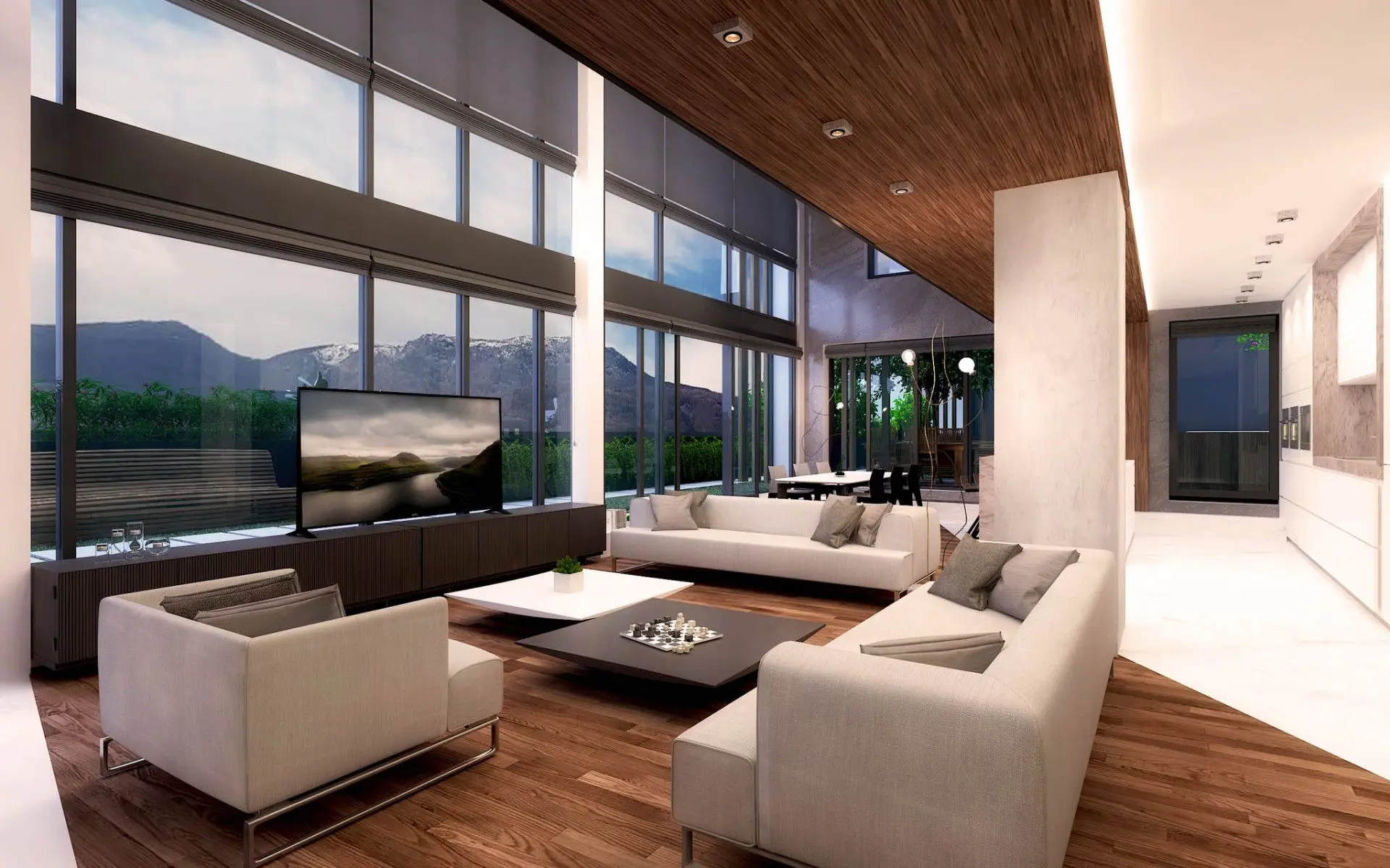 A detached penthouse with a homely feel