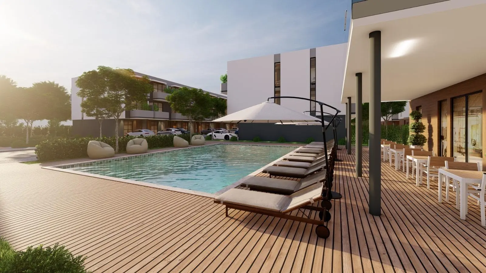 4-Bedroom Townhouse for Sale in La Dimora Residence | C-11 Middle Single Row with Garden & Community Views