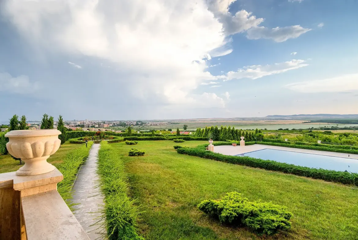 An exclusive residence with a pool near the Sunny Beach resort
