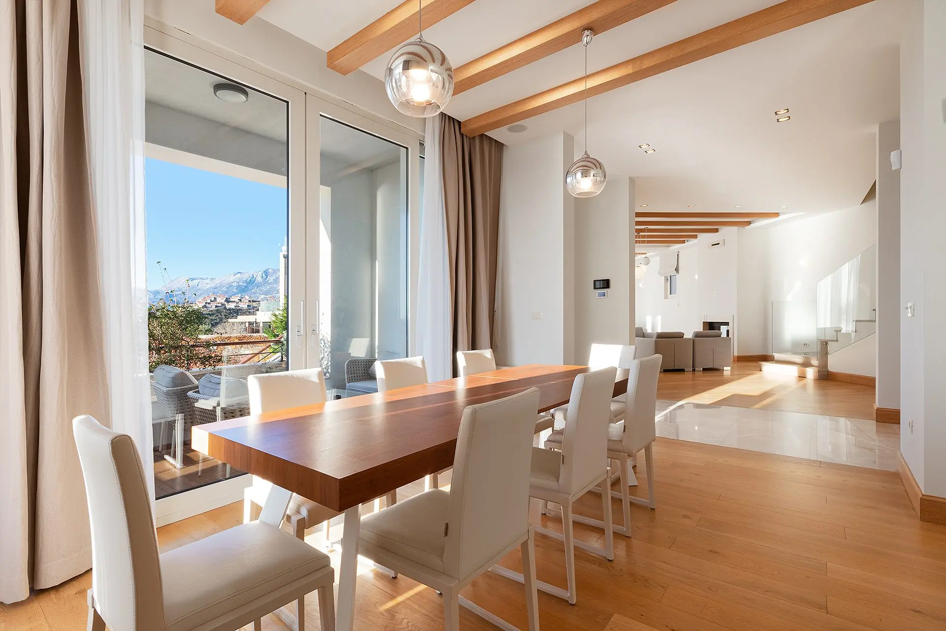 Elegant Villa with unobstructed sea views and a panorama of Sveti Stefan