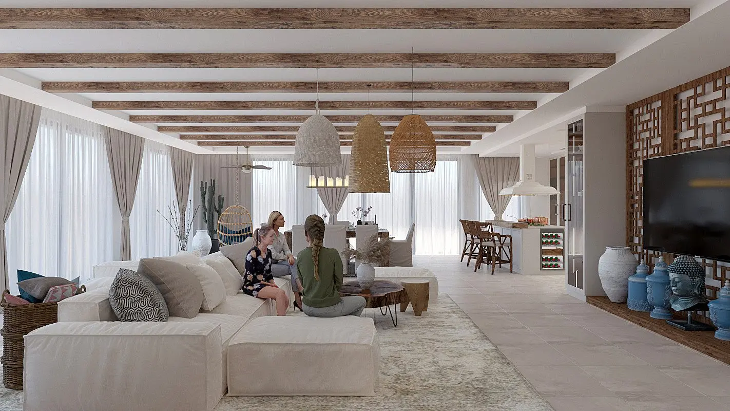 Luxury house with exceptional panoramic sea views