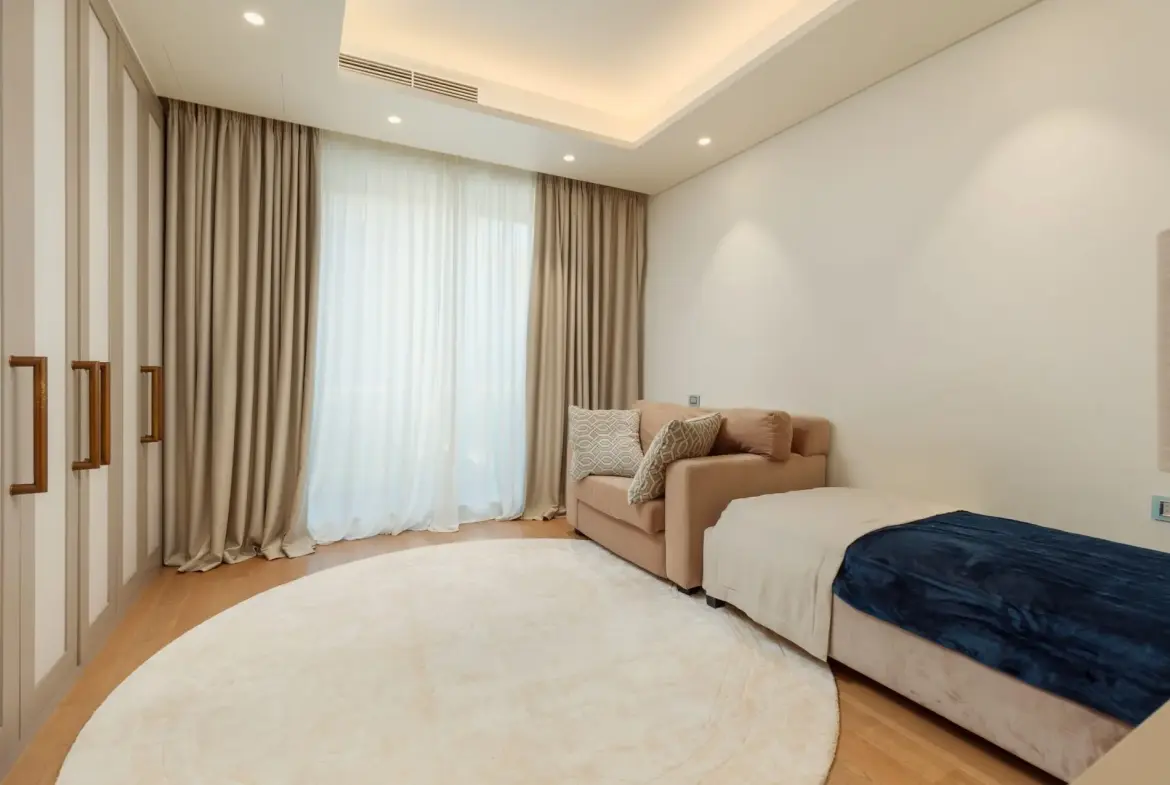 Modern three-bedroom apartment with a pool, in Portonovi