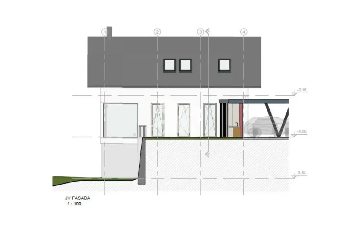 House, Double flat – Logatec, Ljubljana – suburbs