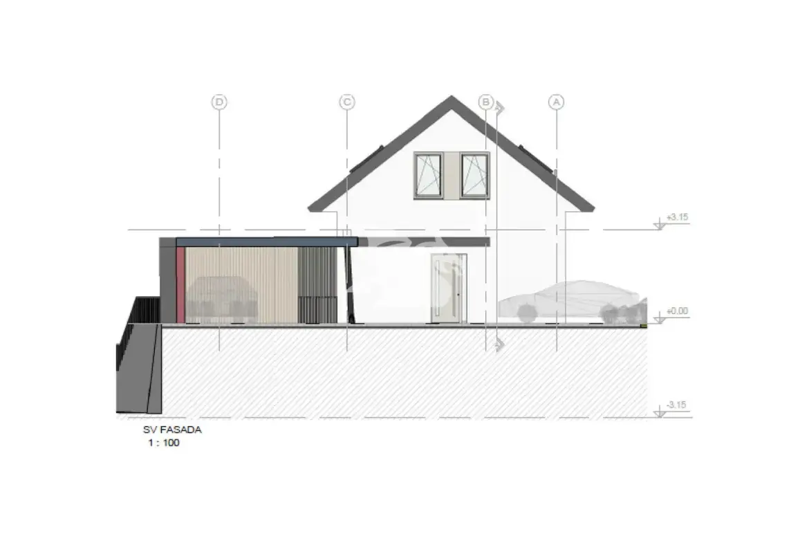 House, Double flat – Logatec, Ljubljana – suburbs