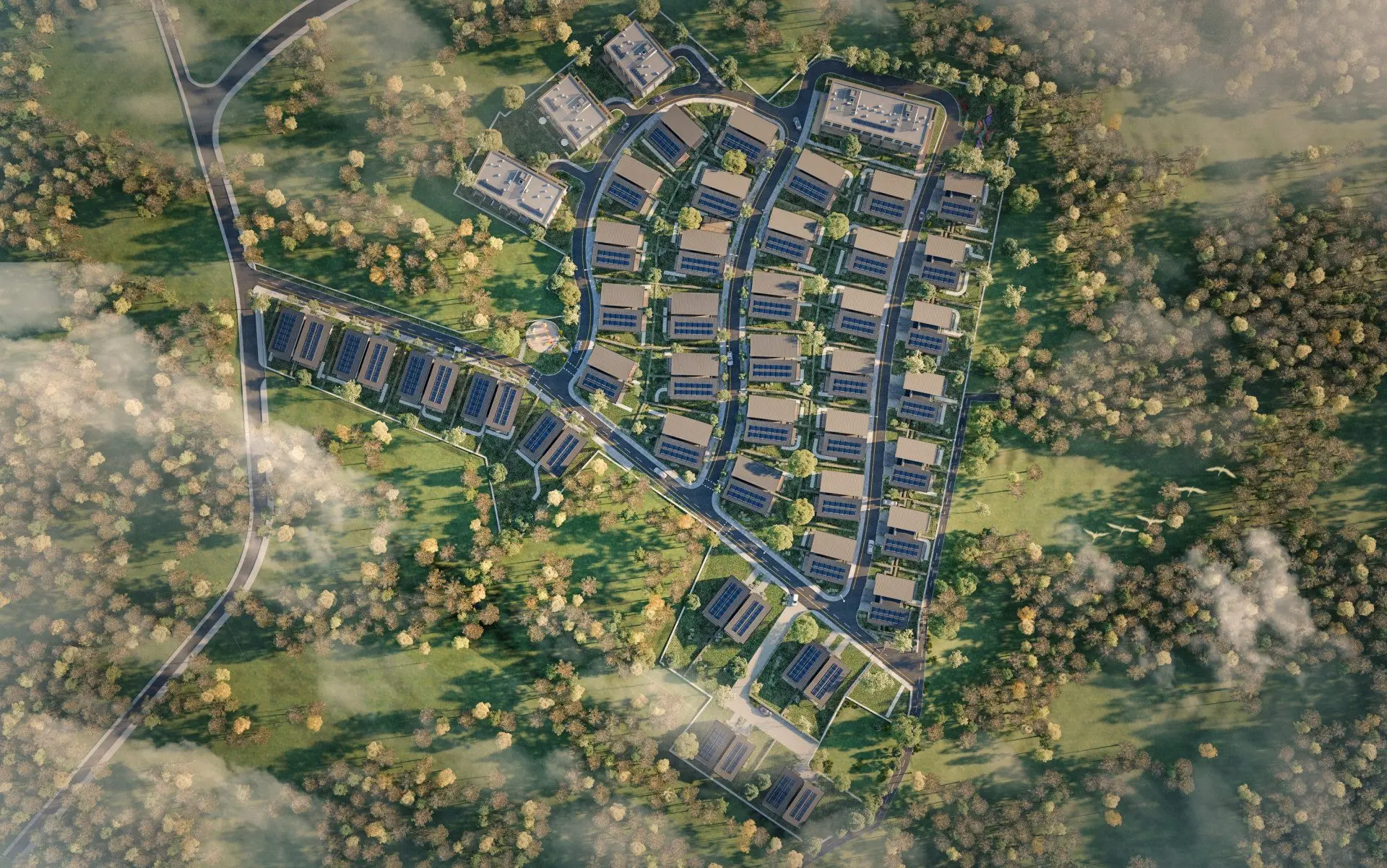 Single-family house in a new luxury gated residential complex