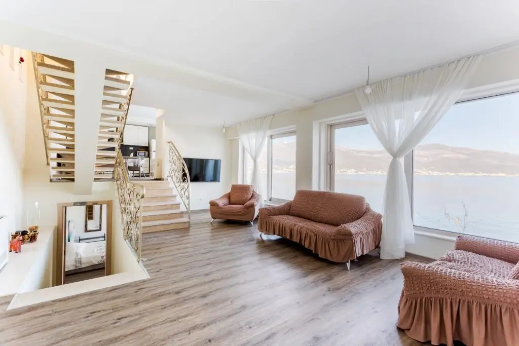 Modern Seafront Villa in Krasici: Your Luxurious Coastal Retreat