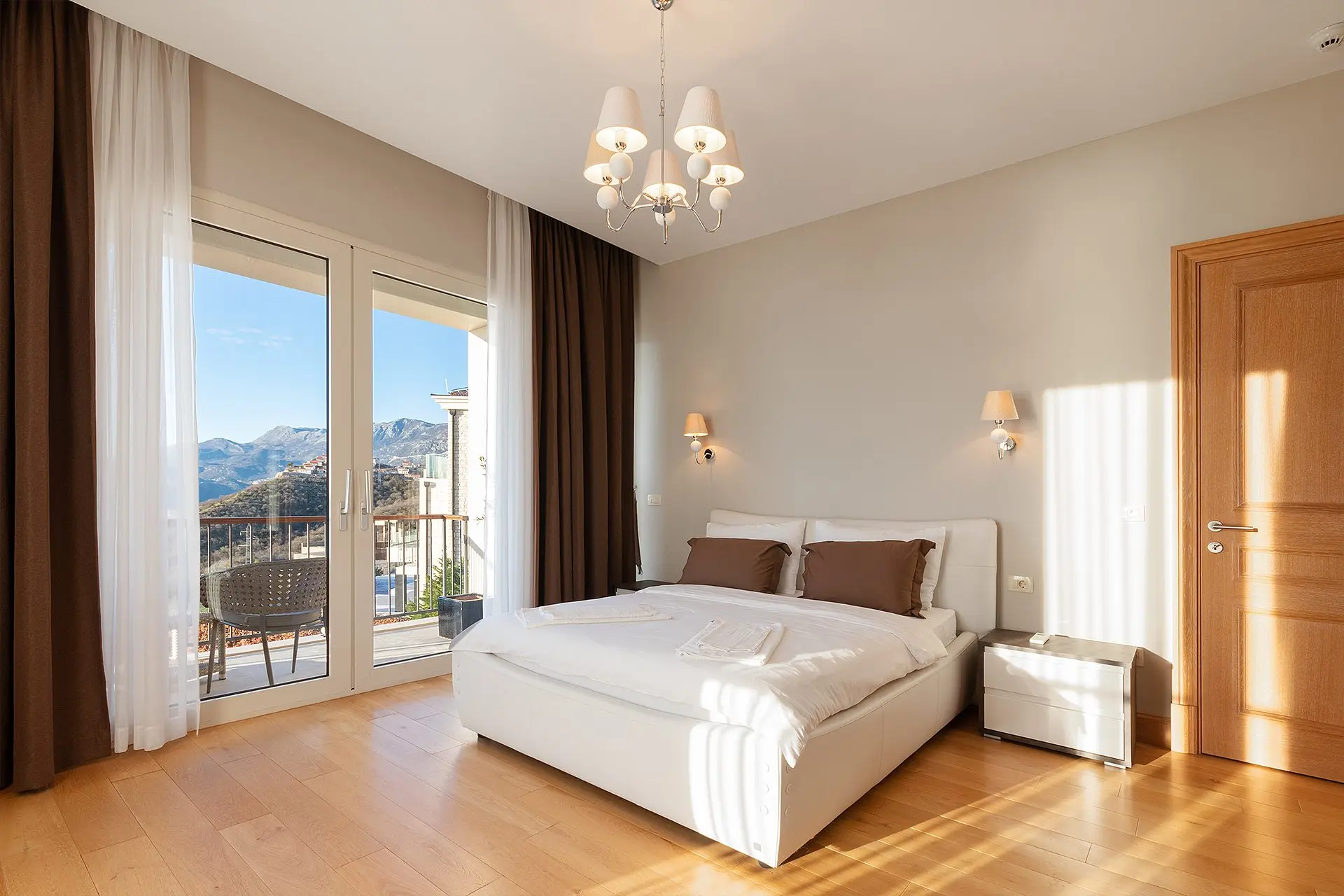 Elegant Villa with unobstructed sea views and a panorama of Sveti Stefan
