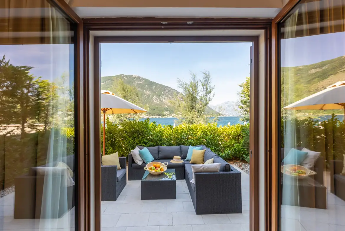 Luxury beachfront villa, part of the HUMA Kotor Bay Hotel & Villas
