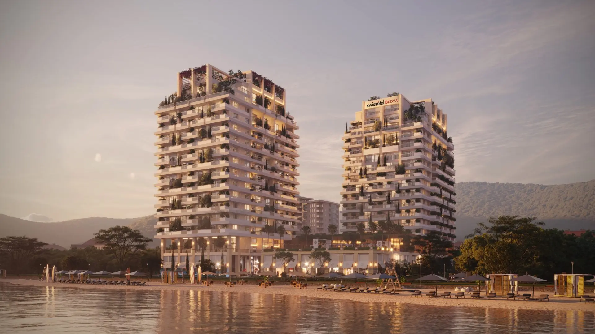 Luxurious Penthouse at the beachfront five-star complex in Budva