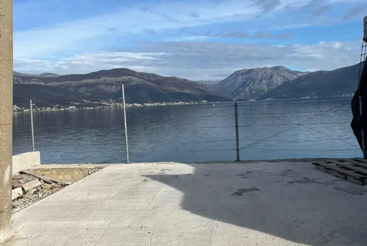 New Family Villa First Line to the sea, Under Construction in Krasici, Lustica Peninsula