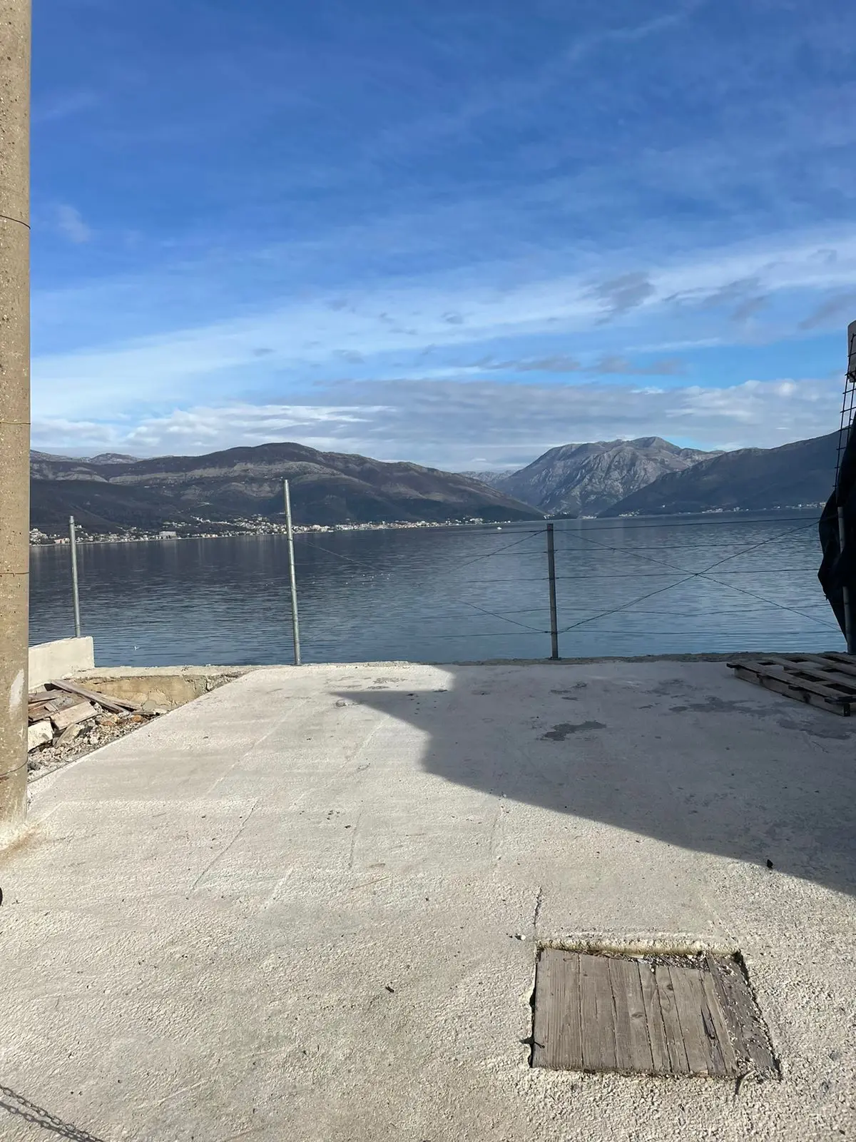 New Family Villa First Line to the sea, Under Construction in Krasici, Lustica Peninsula