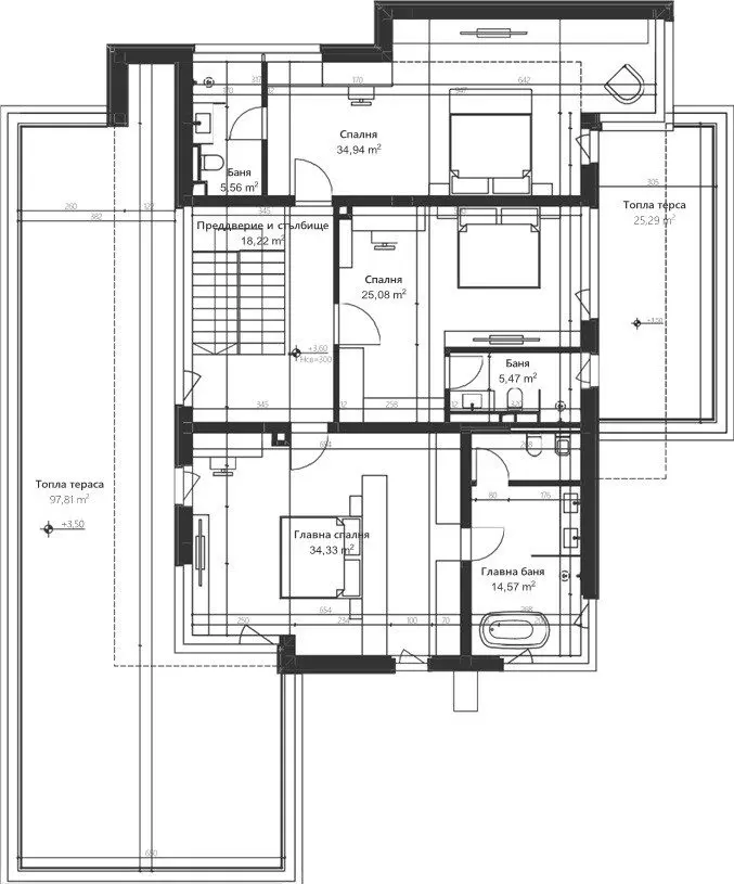 4baa951d36305876e0b82b6f321eb007 Single-family house in a new premium complex in the Dragalevtsi area
